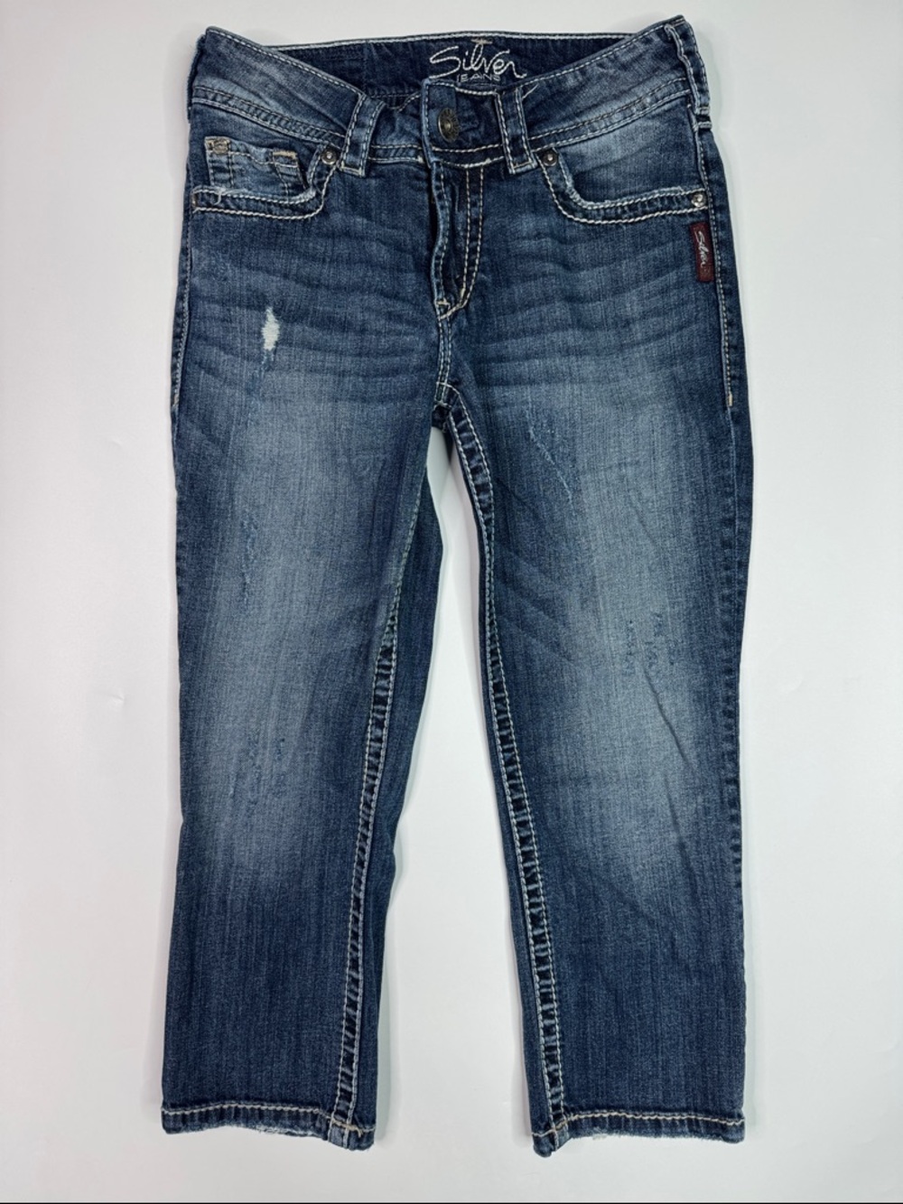 Silver Jeans Suki Surplus Capri Size 26